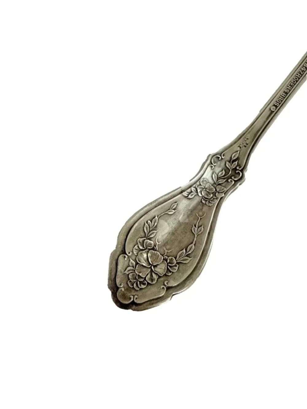 1847 Rogers Bros SHARON Silverplate Solid Gravy Serving Ladle No Mono